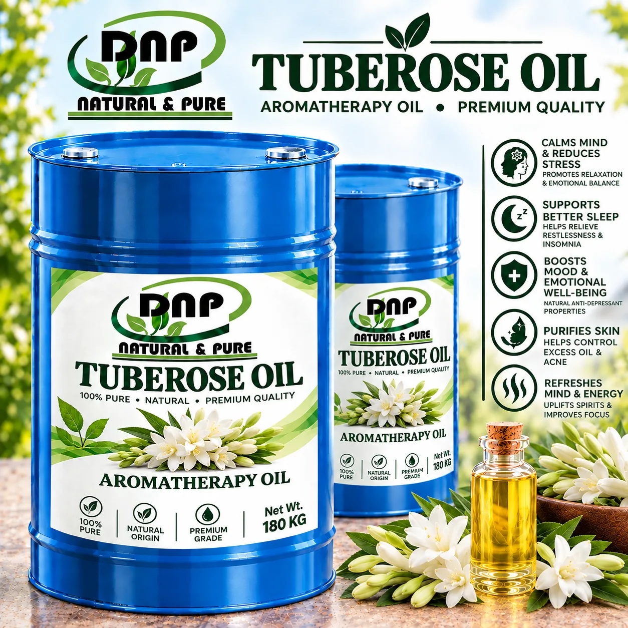 Tuberose Oil (Rajnigandha)